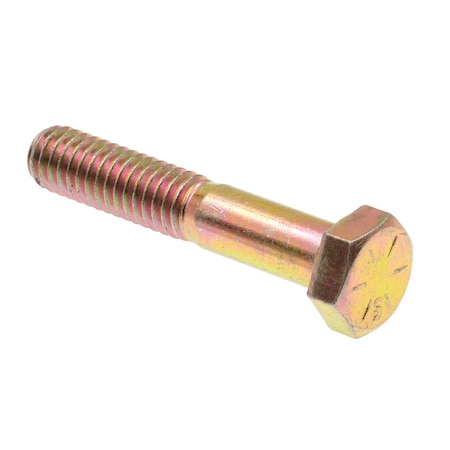 Hex Head Cap Screw Grade 8 5/16in-18 X 1-3/4in Grade 8 Yellow Zinc Plated Steel 25PK